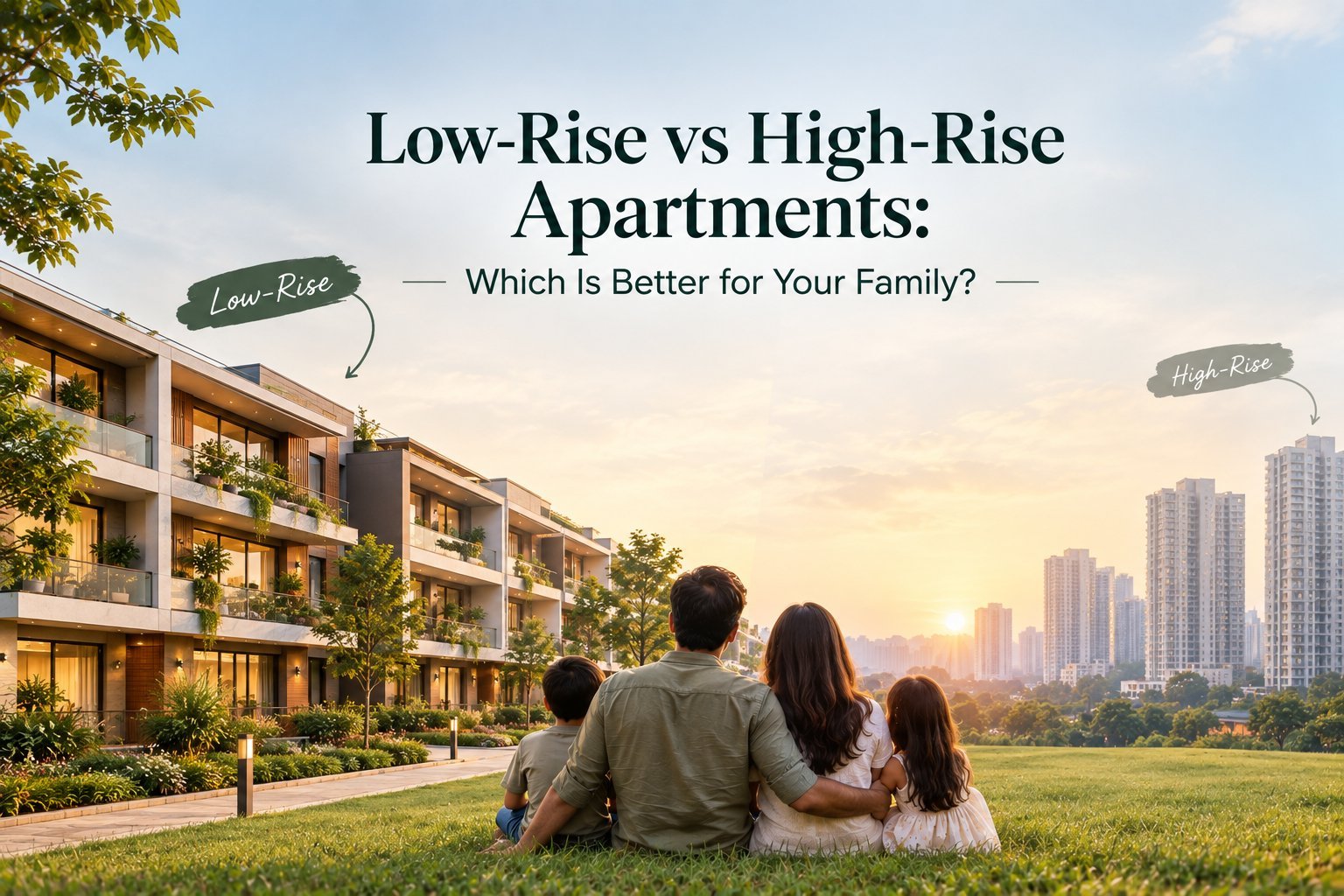 Low-Rise vs High-Rise Apartments: Which Is Better for Families in Gurugram?